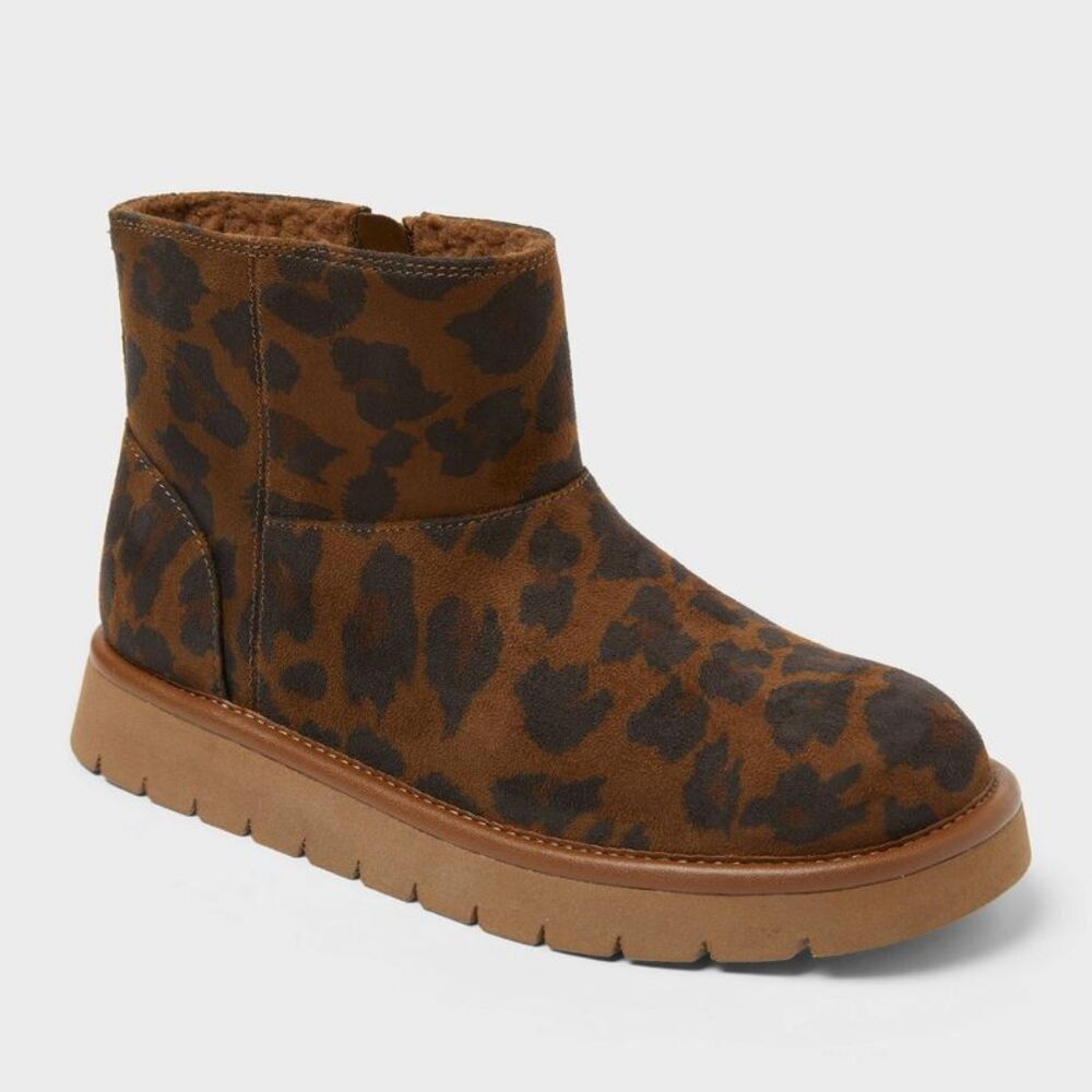 Women’s May Faux Microsuede Boots with Memory Foam Insole - Dark Brown 11